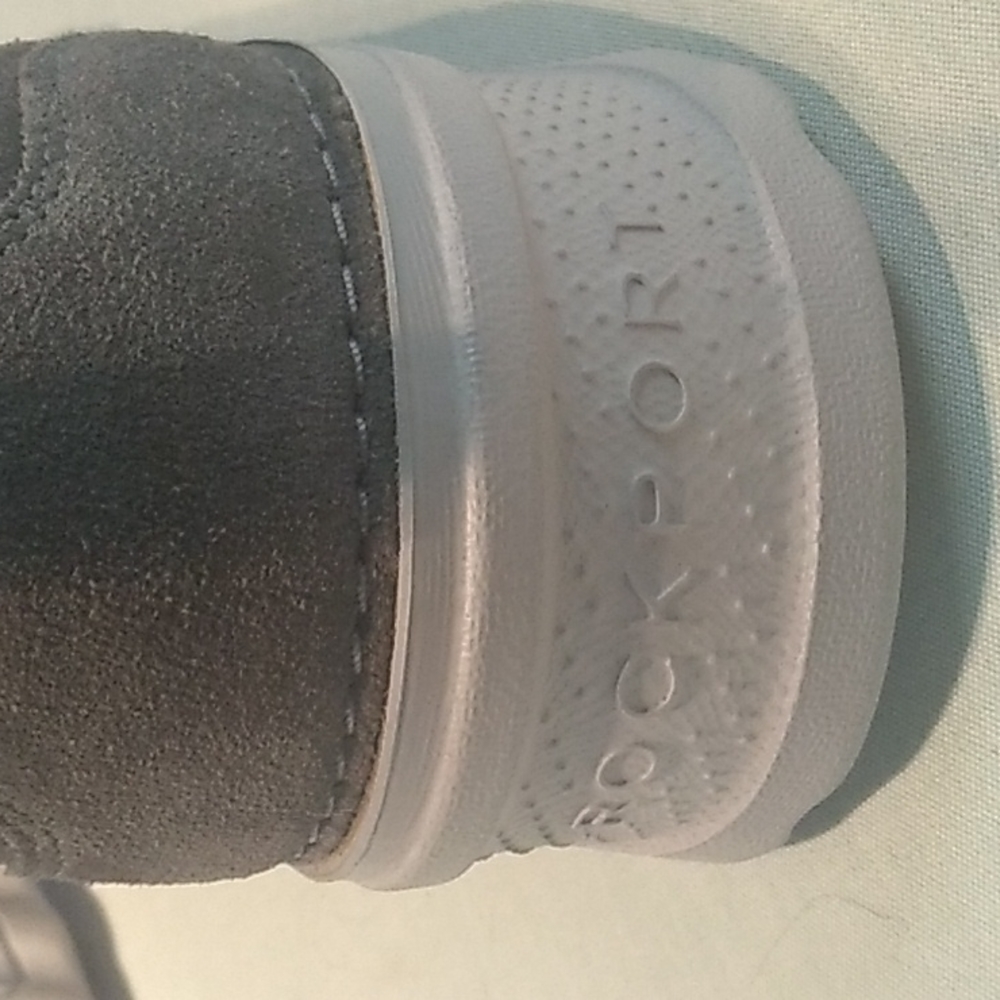 Rockport Men's Slip-On Loafers in Gray Suede - Picture 2 of 6